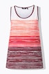 Top, Streifen-Verlauf, A-Linie, Rundhals, ärmellos