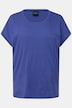 T-shirt, oversized, achtervouw, halve mouwen