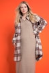 Longline Plaid Shacket