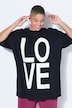 T-Shirt, oversized, LOVE, Halbarm
