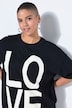 T-Shirt, oversized, LOVE, Halbarm