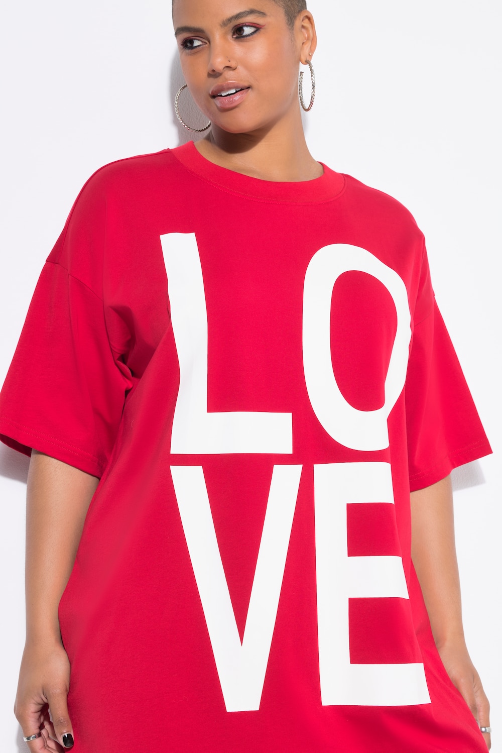 T-Shirt, oversized, LOVE, Halbarm