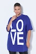 T-Shirt, oversized, LOVE, Halbarm