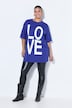 T-Shirt, oversized, LOVE, Halbarm