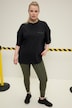 Oversize-Shirt, Statement-Print, U Rückenprint, Rundhals, Halbarm