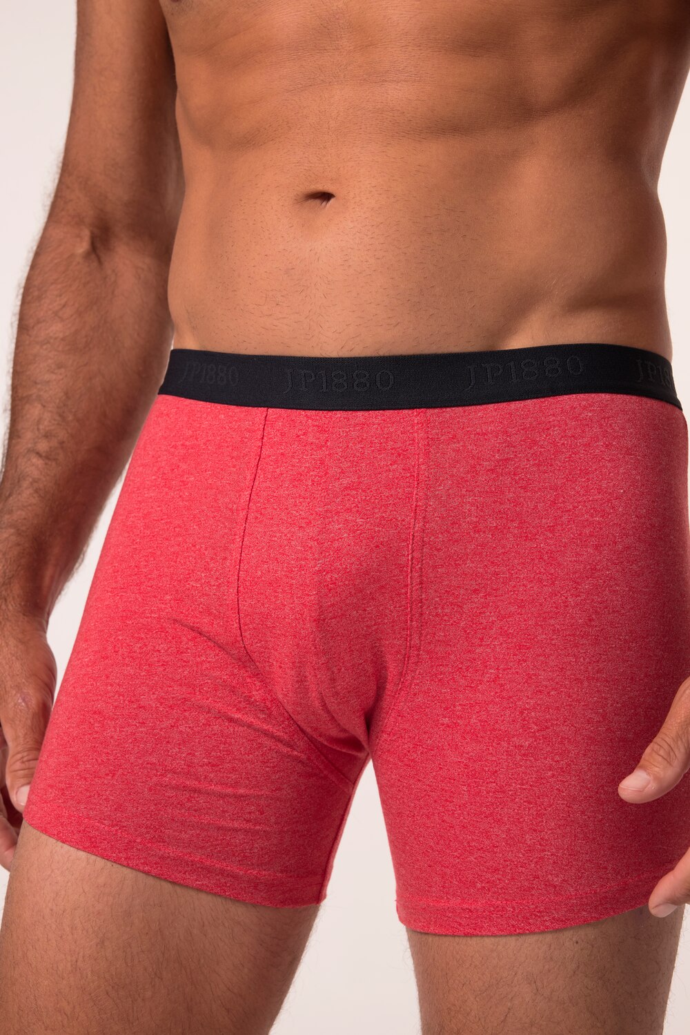 Stora storlekar Boxershorts FLEXNAMIC®, Her, röd, storlek: 4XL, Bomull, JP1880
