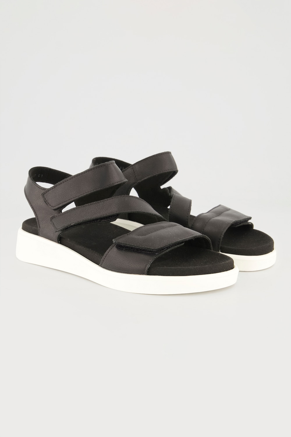 Ara Leder-Sandalen, Damen, schwarz, Größe: 39, Leder/Polyester, Ulla Popken