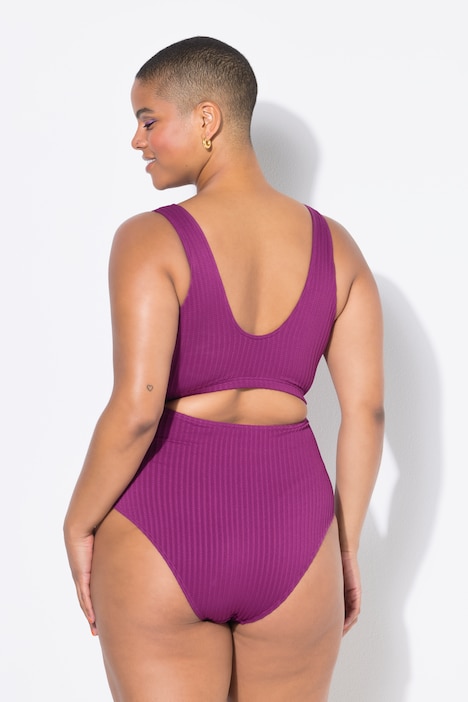 Badeanzug, Softcups, Bikini-Optik