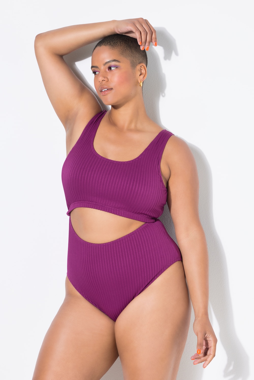 Badeanzug, Softcups, Bikini-Optik