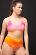 Bikinitop, uitneembare softcups, kleurverloop