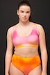 Bikinitop, uitneembare softcups, kleurverloop