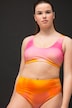 Bikini-trusse, høj talje, farvegradient