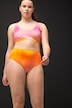 Bikini-trusse, høj talje, farvegradient