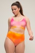 Bikini-trusse, høj talje, farvegradient