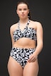 Bikini-Slip, HighWaist , Grafik-Print, Shaping