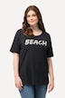 Textured Beach Lettered Short Sleeve Tee