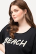 Textured Beach Lettered Short Sleeve Tee