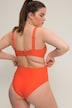 Bikini-Slip, HighWaist Shape, Wellenstruktur