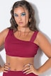 Bikini-Top, Shaping, Softcups, Streifenstruktur