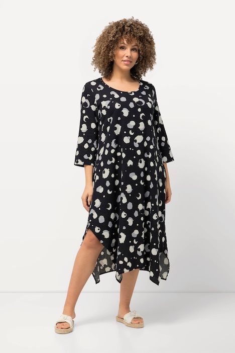 Abstract Polka Dot Dress