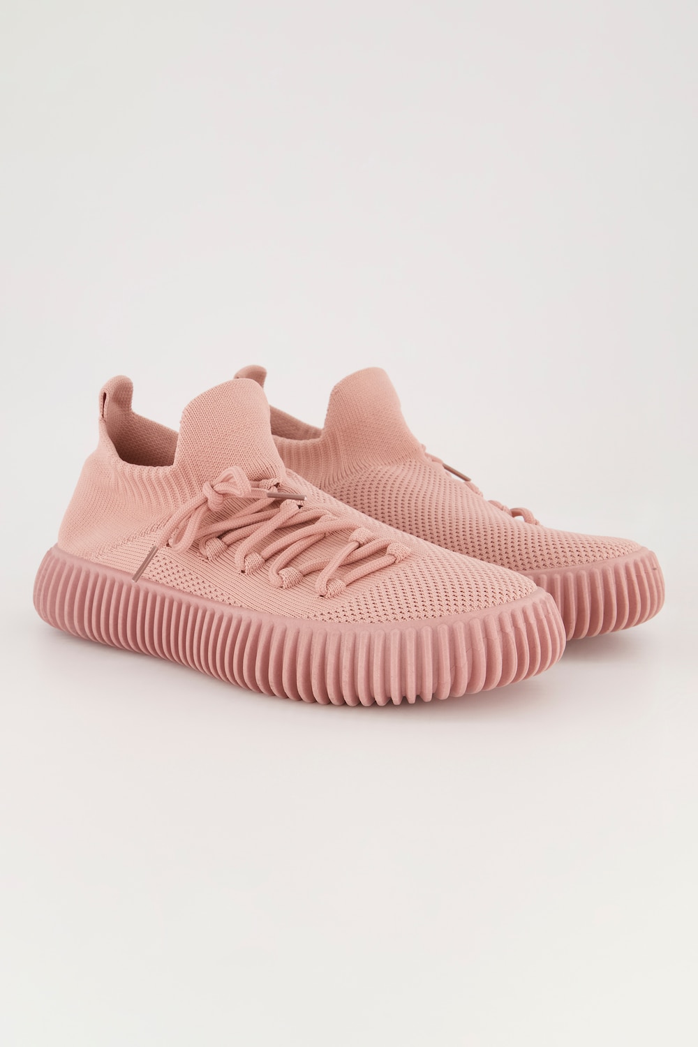 Grote Maten Sok-sneaker, Dames, roze, Maat: 38, Synthetische vezels, Ulla Popken