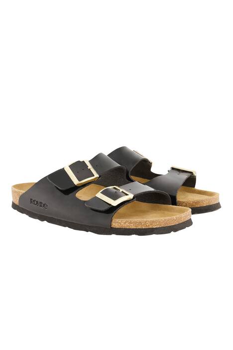 Rohde kožené nazouváky, lakovaná kůže, šířka H