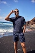 JAY-PI Badeshorts, Beachwear, Elastikbund, Minimal-Print, bis 8 XL
