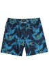 JAY-PI plavecké šortky, plážová móda, elastický pas, květovaný potisk, do 8XL
