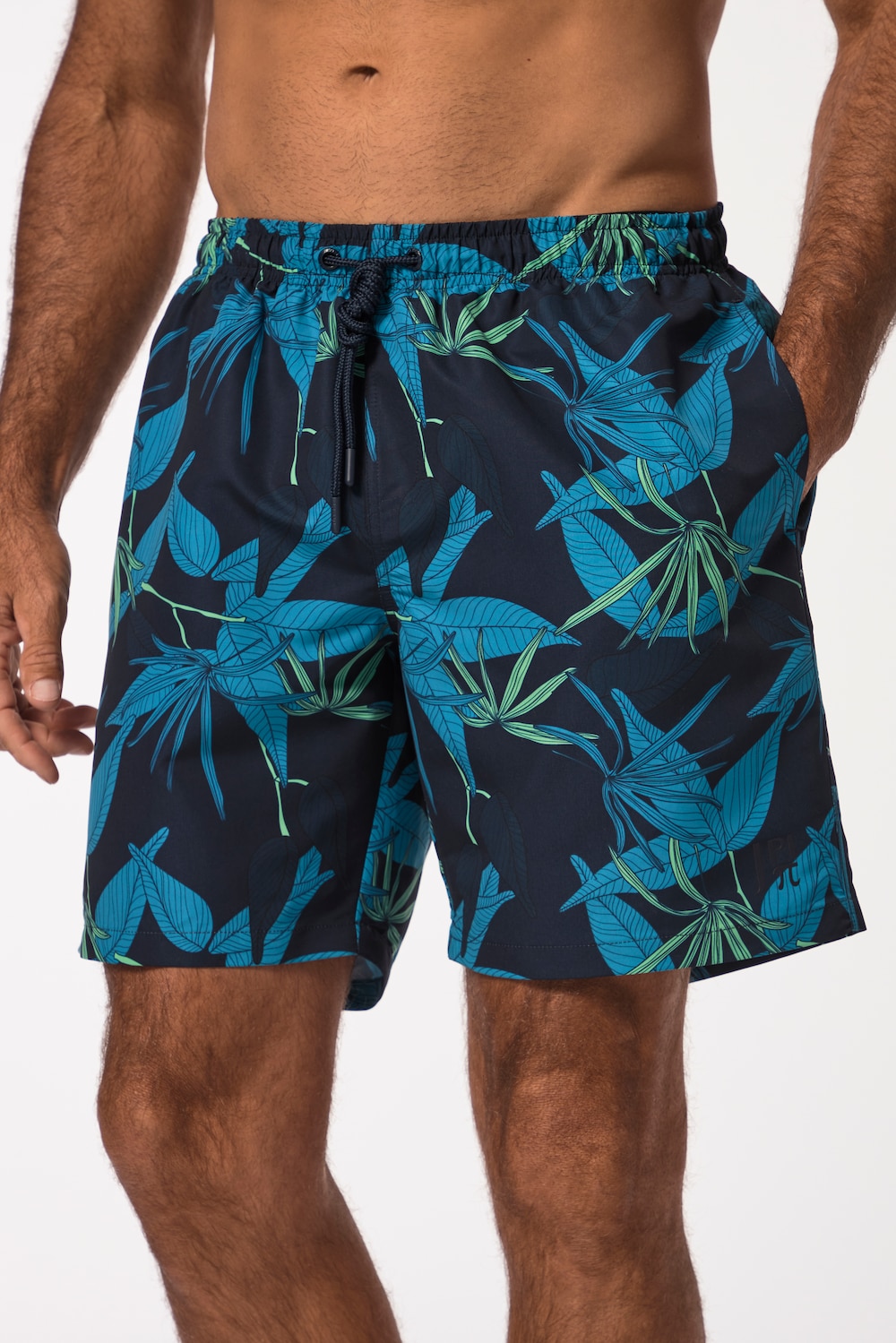 Große Größen JAY-PI Badeshorts, Herren, blau, Größe: L, Polyester, JAY-PI