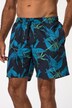 Short de bain JAY-PI, collection Beachwear. Taille élastique et imprimé floral - jusqu'au 8 XL