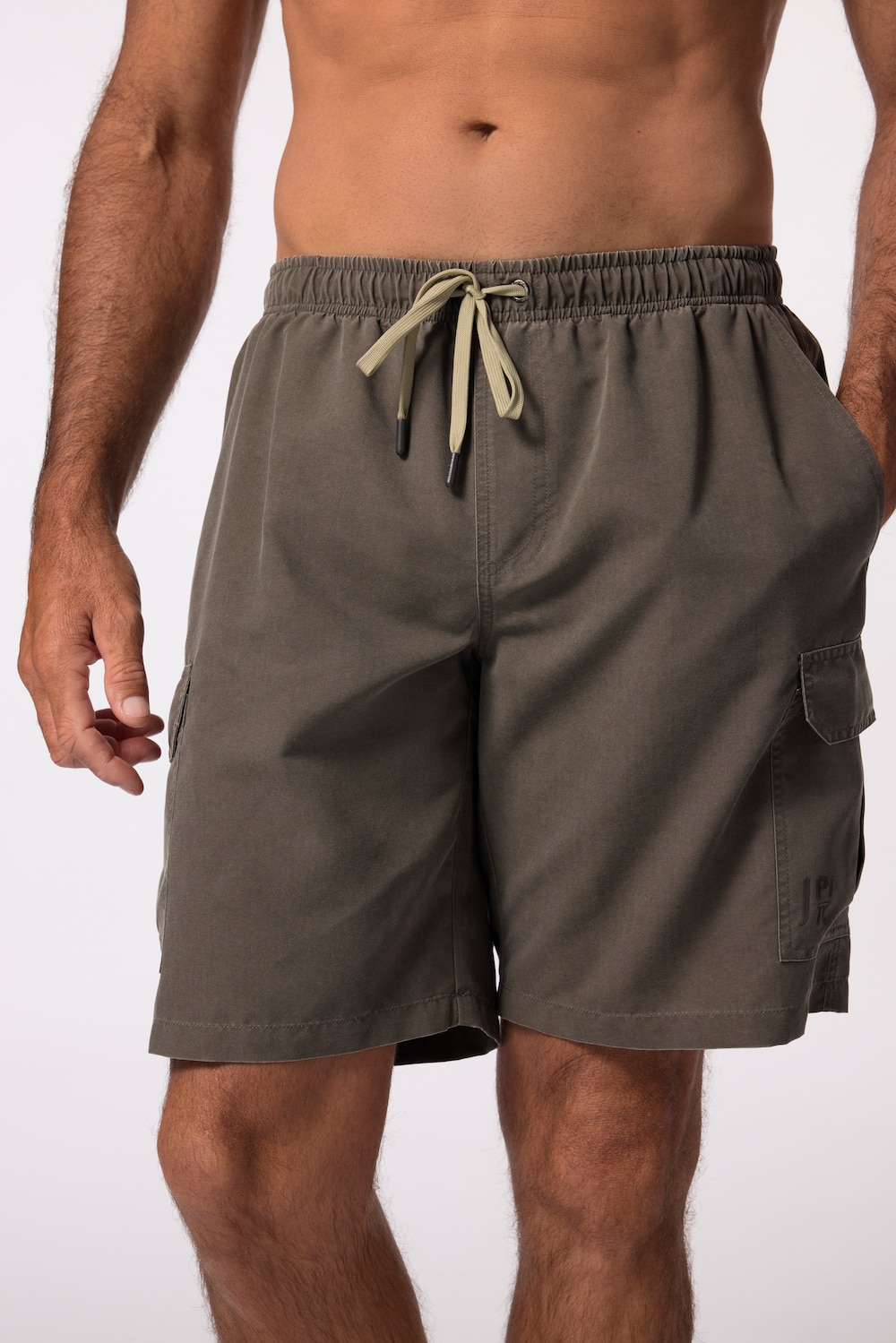 Große Größen JAY-PI Badeshorts, Herren, grau, Größe: 4XL, Polyester, JAY-PI