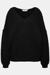 Pullover, oversized, V-Ausschnitt, weiter Langarm