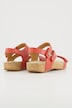 Sandales en cuir Josef Seibel, bride à scratch - largeur G
