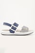 Sandales en cuir Remonte x Elle. Fermetures velcro - largeur F 1/2
