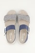 Sandales en cuir Remonte x Elle. Fermetures velcro - largeur F 1/2