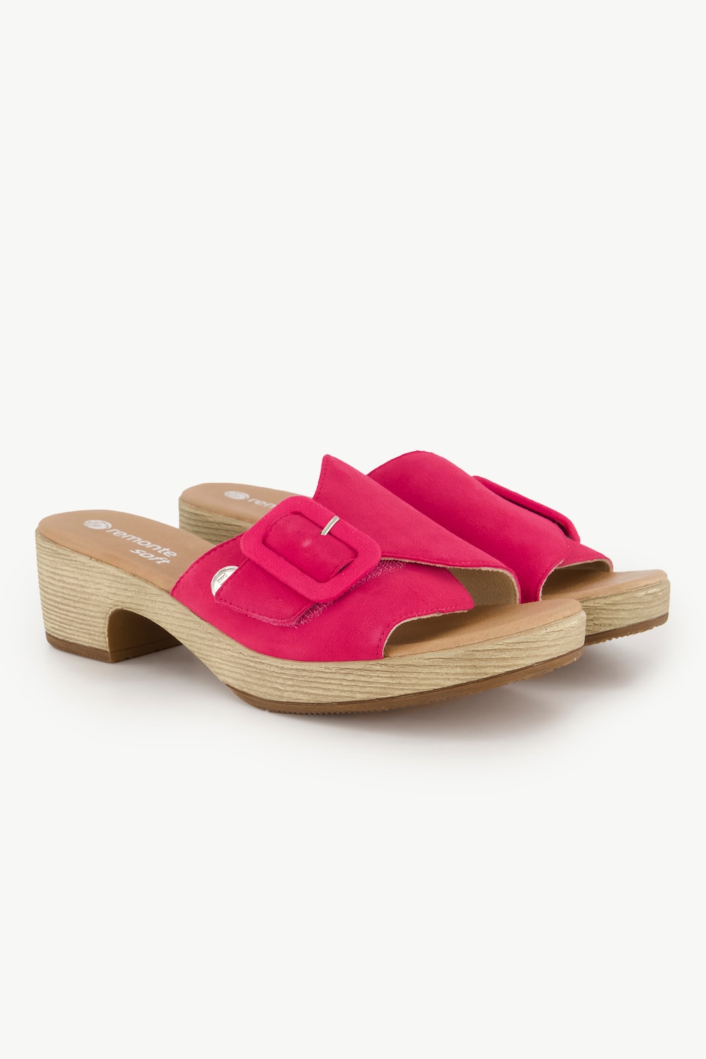 Leder-Clogs, Damen, rosa, Größe: 39, Sonstige/Leder, Ulla Popken