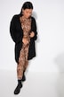 Long-Strickjacke, oversized, offene Form, Langarm