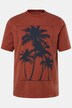 T-Shirt, Halbarm, Palmen-Print, Vintage-Look, bis 8XL