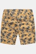 Bermudashorts, heldekkende trykk, elastisk linning, opp til 8 XL