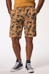 Bermudashorts, heldekkende trykk, elastisk linning, opp til 8 XL