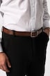 Reversible belt, business, leather, up to length 67 inches