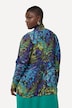 Jakke, rayon-chiffon, skålkrave, lange ærmer