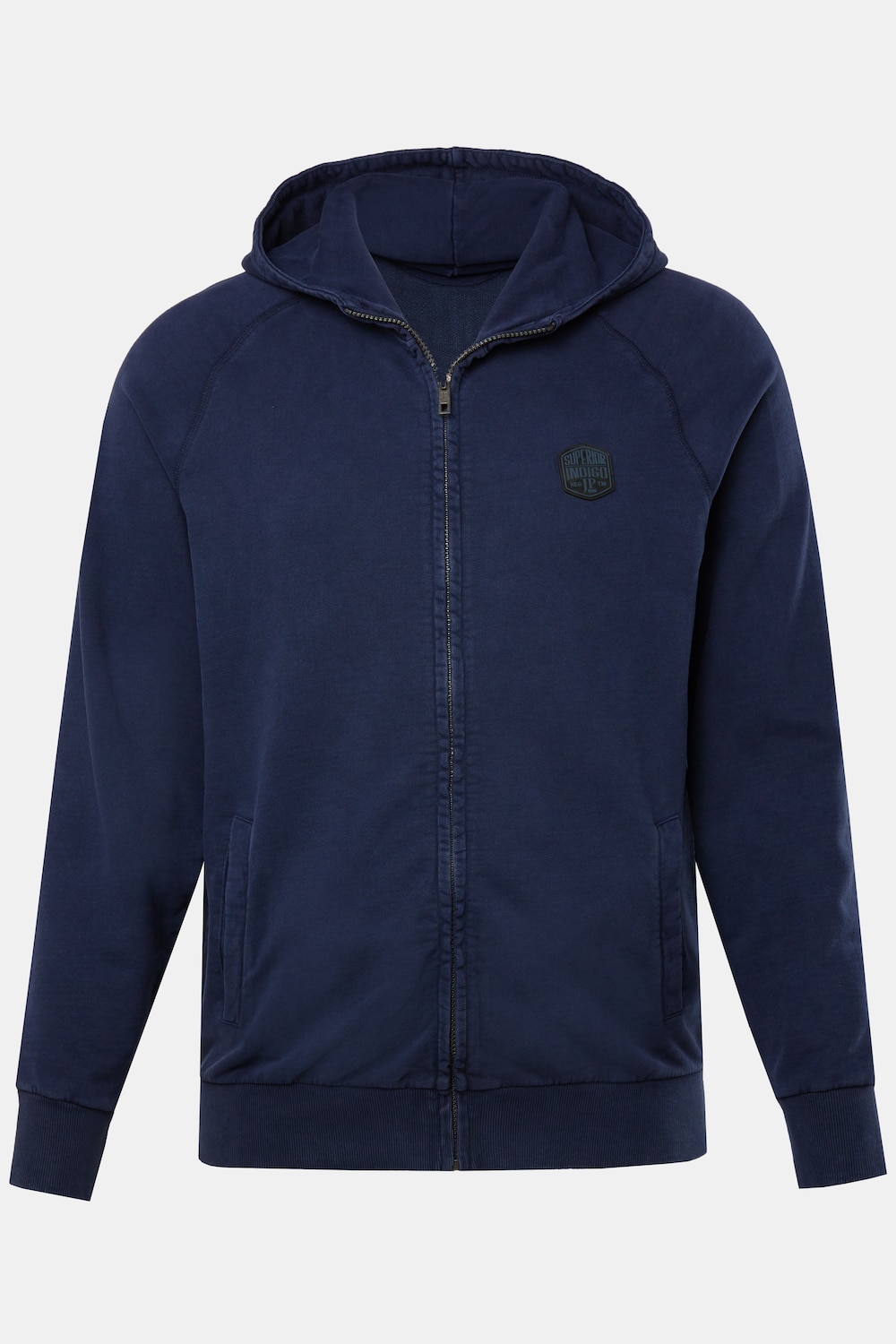 Hoodiejacke, Sweat, Kapuze, Vintage Look, bis 7 XL