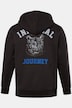 Veste à capuche, molleton, imprimés, jusqu'au 8 XL