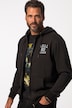 Veste à capuche, molleton, imprimés, jusqu'au 8 XL