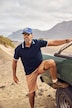 Poloshirt FLEXNAMIC®, halflange mouwen, contraststrepen, tot 8XL