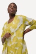 Indoorjacke, Ausbrenner, A-Linie, V-Ausschnitt, 3/4-Arm