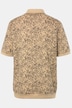 Polo coupe ventre confort. Maille piquée et imprimé floral. Du XXL au 8XL