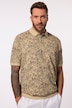 Polo coupe ventre confort. Maille piquée et imprimé floral. Du XXL au 8XL