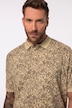 Polo coupe ventre confort. Maille piquée et imprimé floral. Du XXL au 8XL